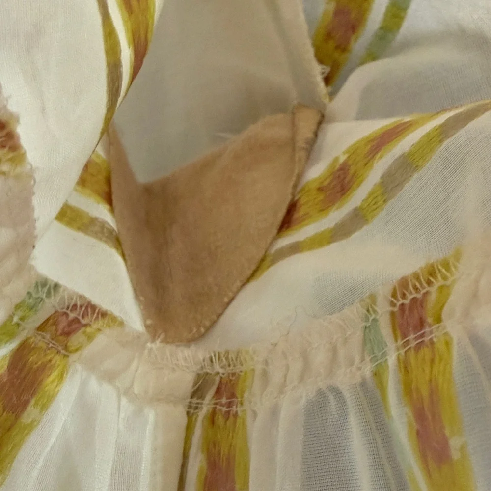 Sandro “Mary” Lace-Panel Mini Dress | Ecru | French Romanticism 38 | US 4 - Picture 7 of 11